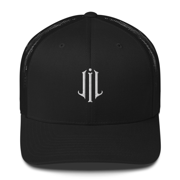 IJJ Black Trucker Hat