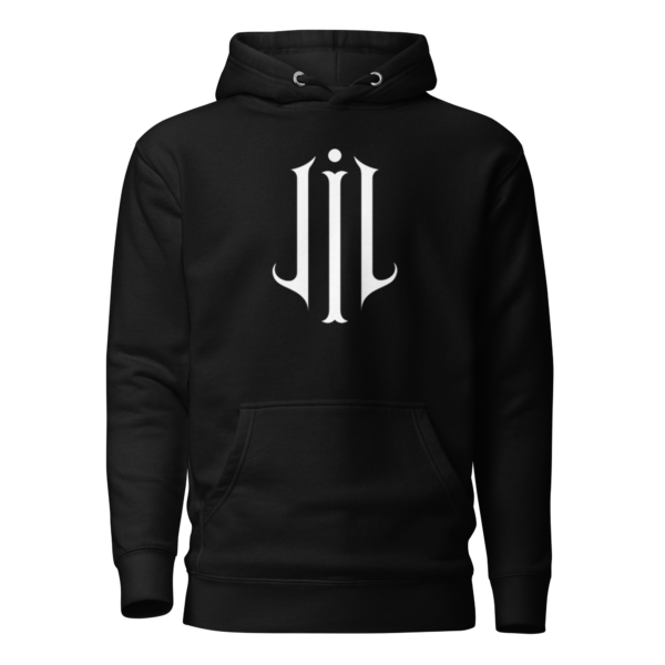 Branded Unisex Black Hoodie